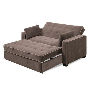 A Monroe Sleeper Sofa in brown