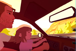 You join a father and daughter in their car as the action unfolds