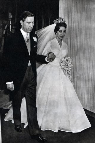 Princess Margaret on her wedding day in 1960