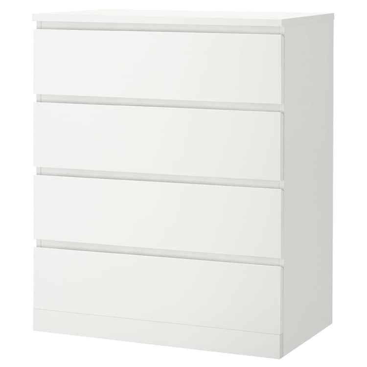 White chest of drawers