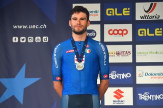 2021 UEC Road European Championships Trento Elite Mens Individual Time Trial 224 km 09092021 Filippo Ganna Italy photo Ilario BiondiBettiniPhoto2021