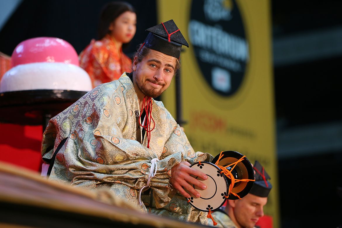 A smile from the world champion