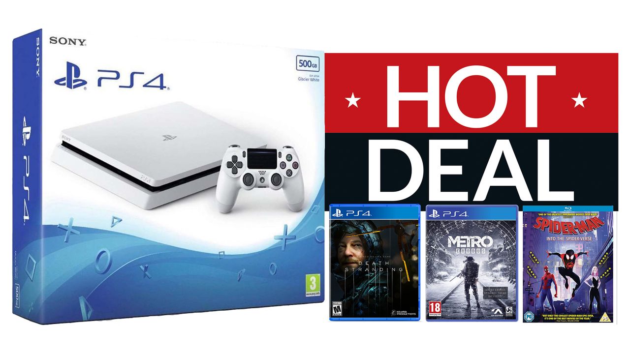 Sony PlayStation 4 Death Stranding Spider-Man Into the Spider-Verse Metro Exodus Gaming deals