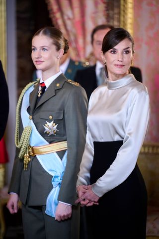 Queen Letizia for Pascua Militar