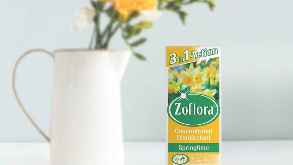 Zoflora uses 17 ways to banish bacteria and viruses from your home