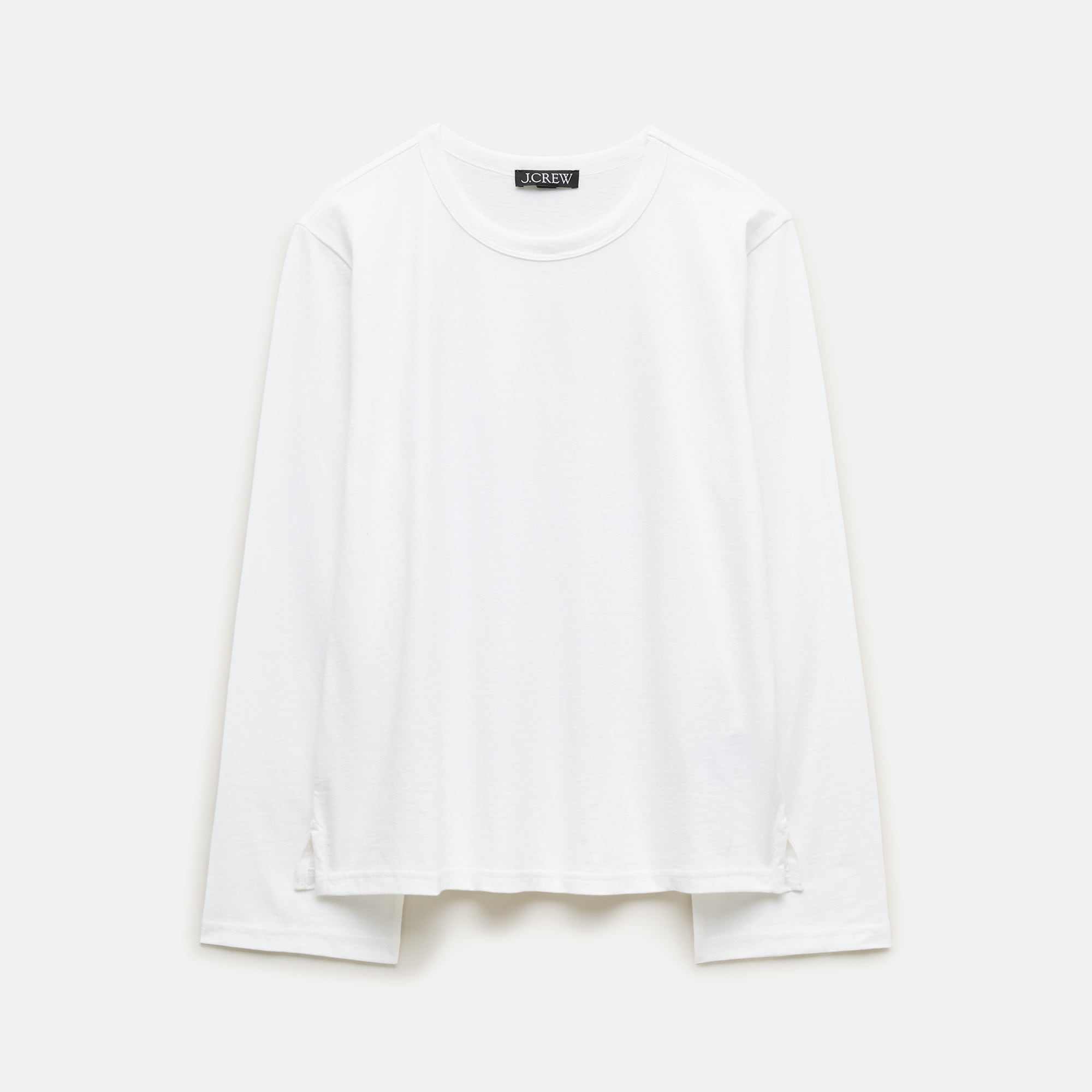 Boyfriend Jersey Relaxed Long-Sleeve T-Shirt