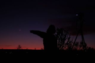 Crescent Moon With Aurora (Child)