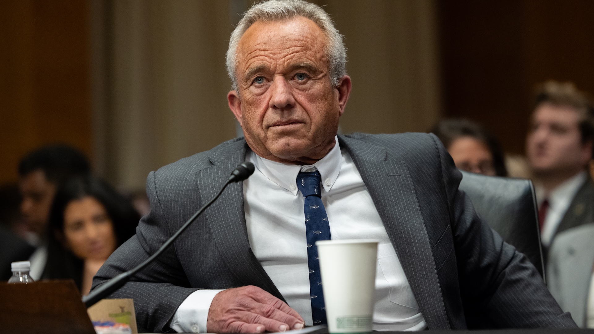 Robert F. Kennedy Jr. testifies in front of the Senate Health, Education, Labor, and Pensions in Washington DC, United States on January 30, 2025. 