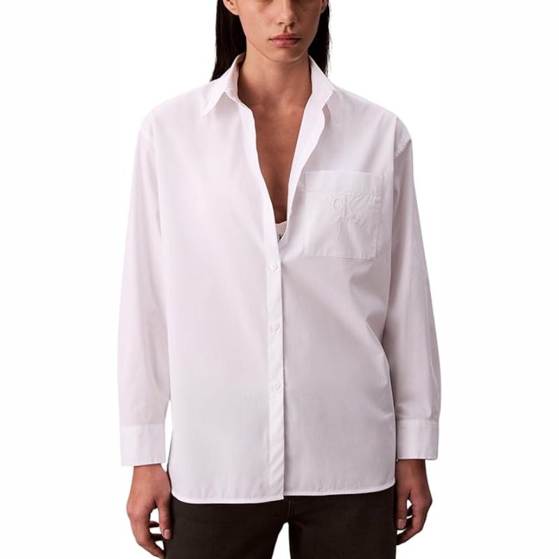 Calvin Klein Women&#039;s Other Casual Shirts on model 