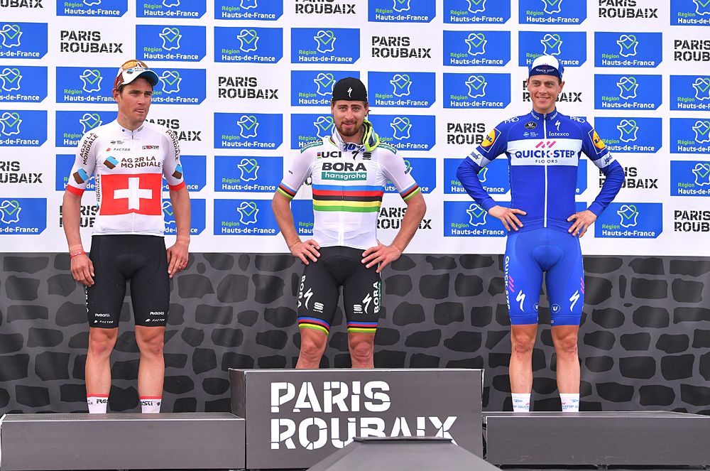 Silvan Dillier (AG2R La Mondiale) finishes second at 2018 Paris-Roubaix