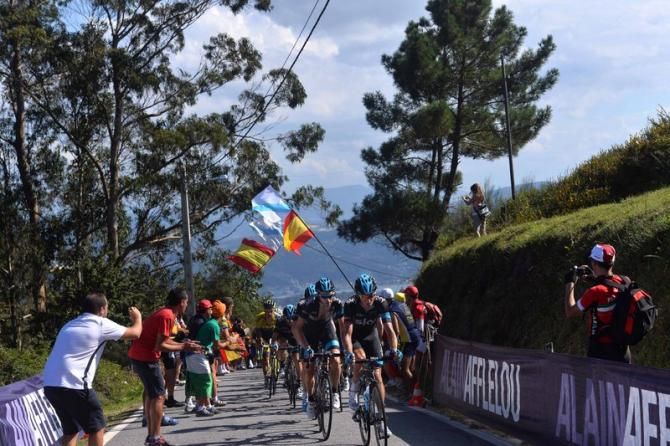 The Team Sky train was back on stage 18