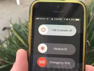 SOS disable Touch ID