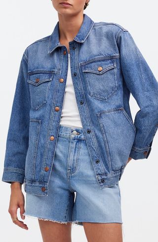 Oversize Trucker Jean Jacket