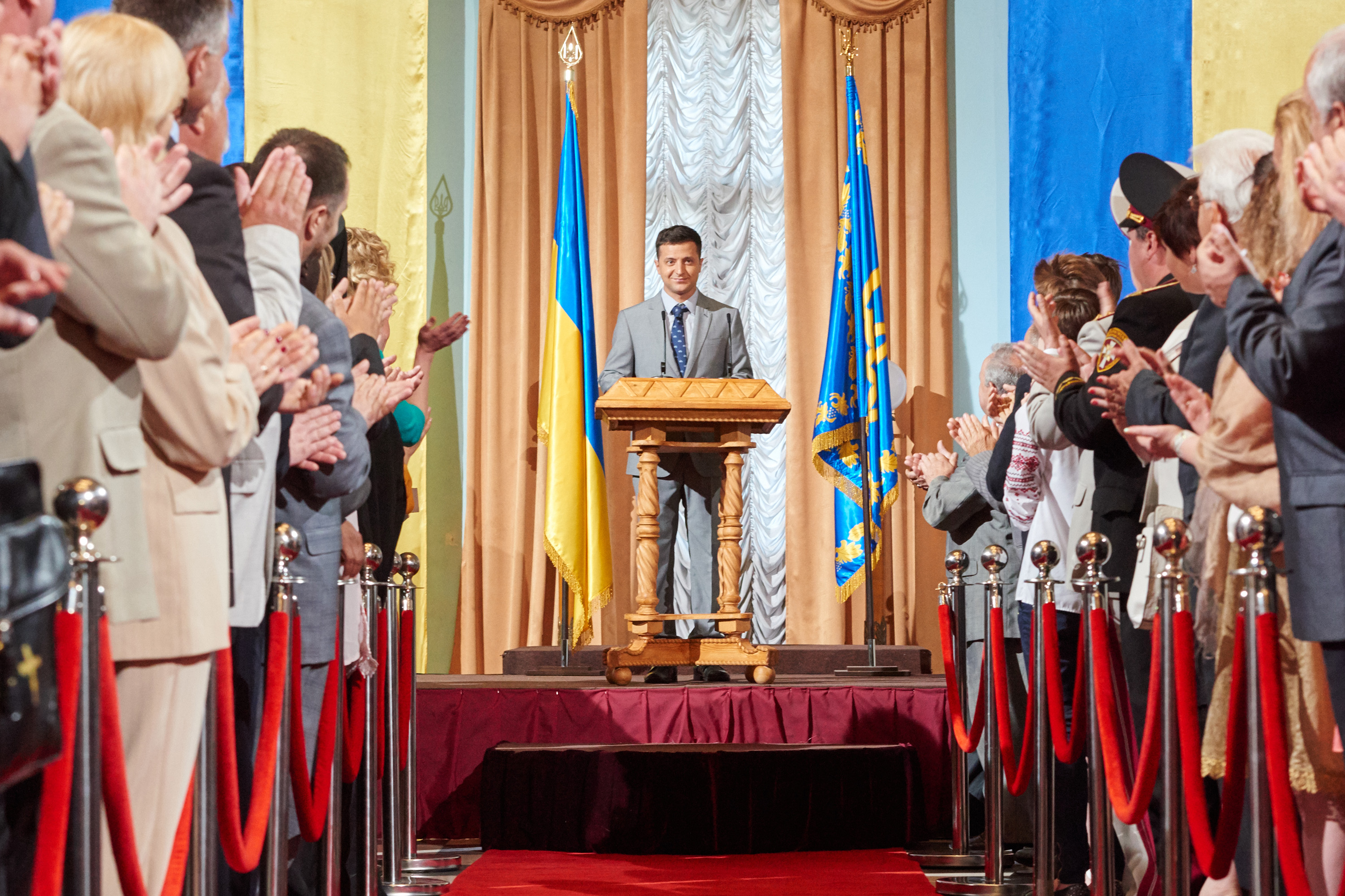 Volodymyr Zelensky stars.