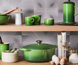 Image of Le Creuset in lifestyle image