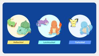 Pokémon Sleep: Die drei unterschiedlichen Schlaftypen
