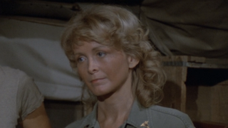 Screenshot of Judy Farrell as Nurse Able on M.A.S.H.