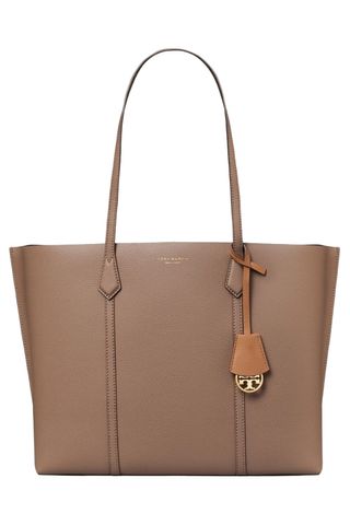 Perry Triple Compartment Leather Tote