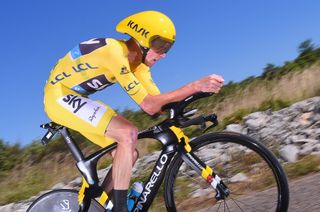 Chris Froome (Team Sky) will be looking to extend his overall lead in the stage 17 time trial