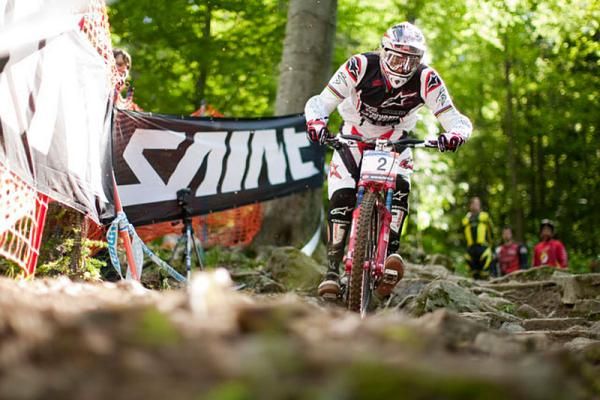Men's Maribor World Cup winner Greg Minnaar (Santa Cruz Syndicate)