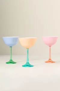 Anthropologie Pela Coupe Glasses, Set of 4 Anthropologie Pela Coupe Glasses, Set of 4