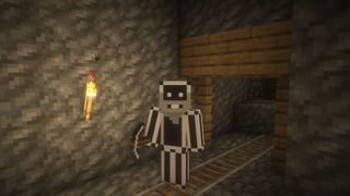 Minecraft skins - Urist the dwarf relaxing in a mineshaft