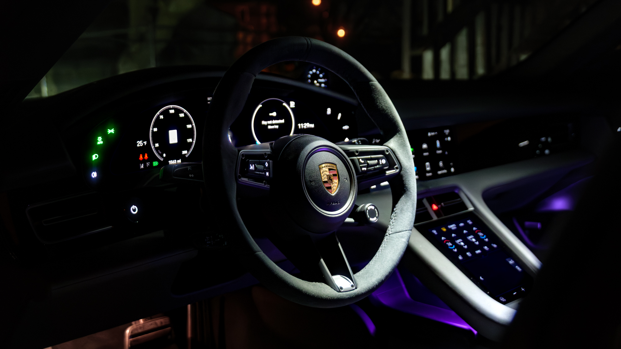 2025 Porsche Taycan test drive.