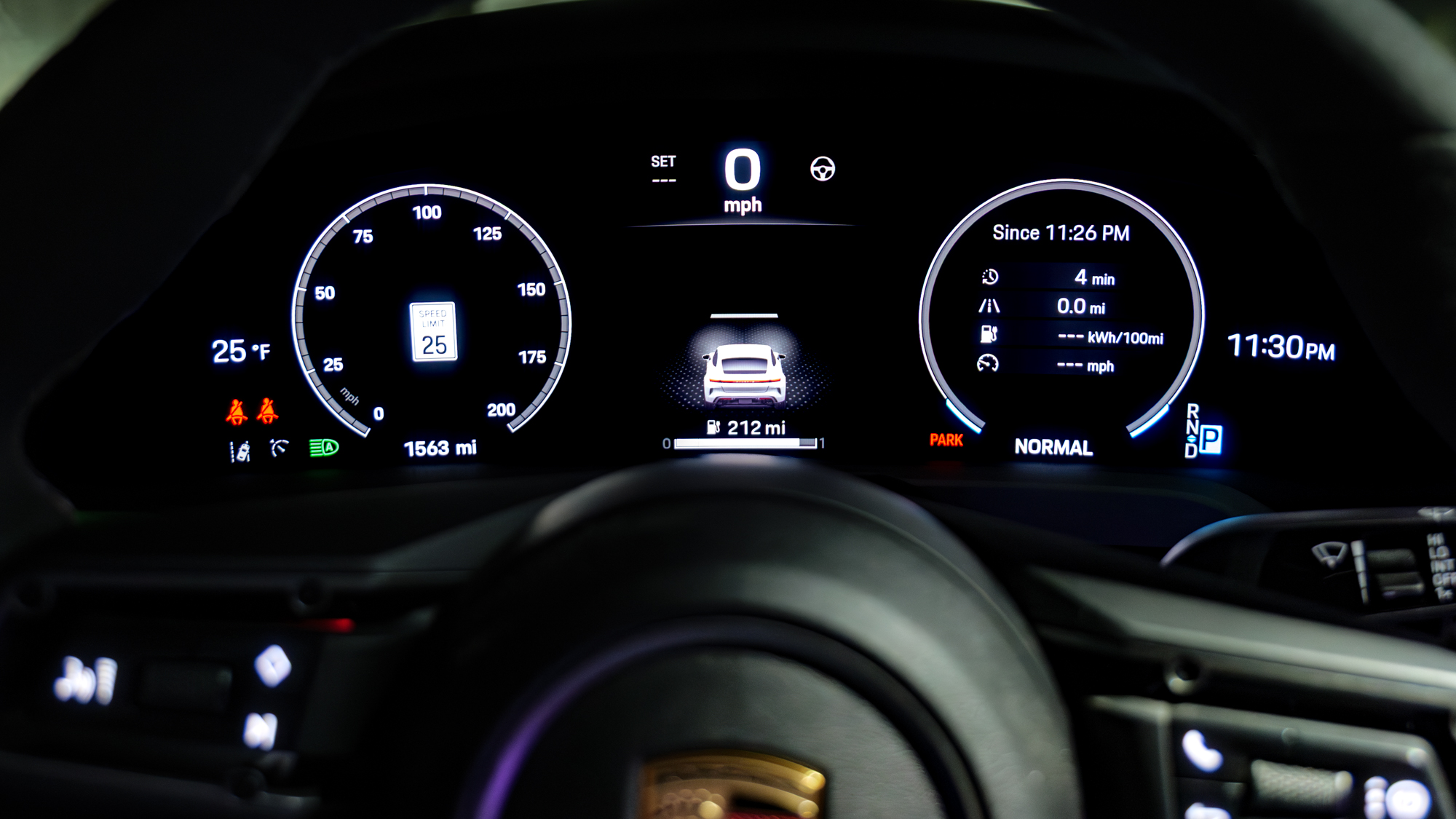 2025 Porsche Taycan test drive.