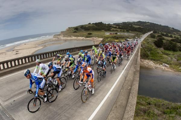 Riders make it down to the California coast