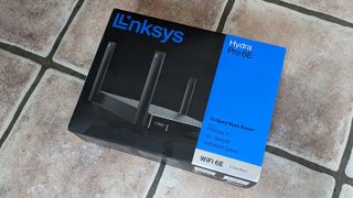 Linksys Hydra Pro 6E in iits box