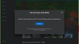 Setting up Oculus Link on a desktop PC for a Meta Quest 2