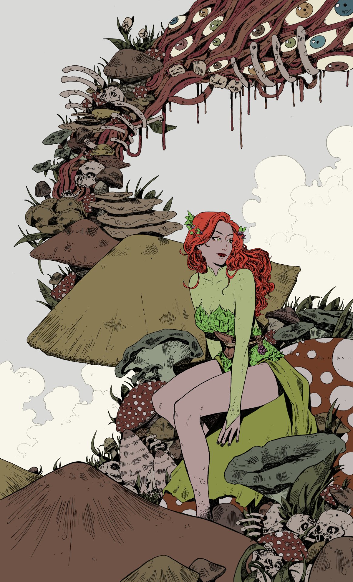 Poison Ivy #6 variant cover by Zoe Thorogood