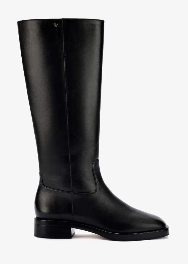 Larroud&amp;eacute;, Anne Boot in Black Leather
