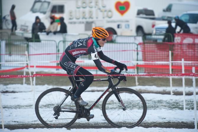 Midwest rider Sunny Gilbert would go on to finish on the podium for the first time this weekend