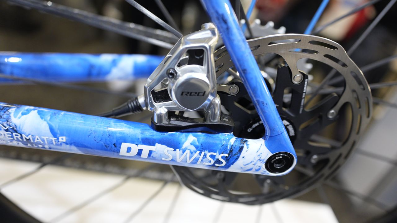 close up details of expensive bikes