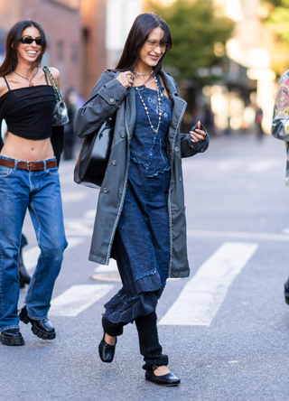 Bella Hadid is seen in the West Village on October 09, 2022 in New York City