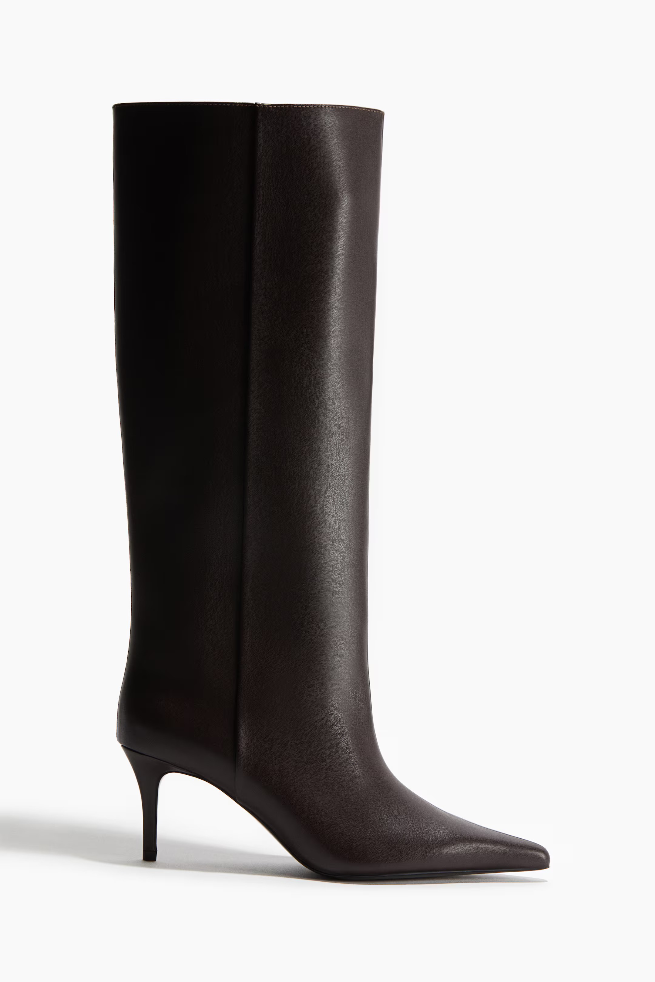 Knee-High Leather Boots