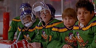 Shaun Weiss, Matt Doherty, Brandon Adams, and Aaron Schwartz in The Mighty Ducks