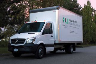 Pixel Light Effects' mobile 3D scanning van is a modified Mercedes-Benz Sprinter