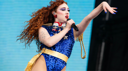 Chappell Roan performs at Outside Lands at Golden Gate Park on August 11, 2024 in San Francisco, California.