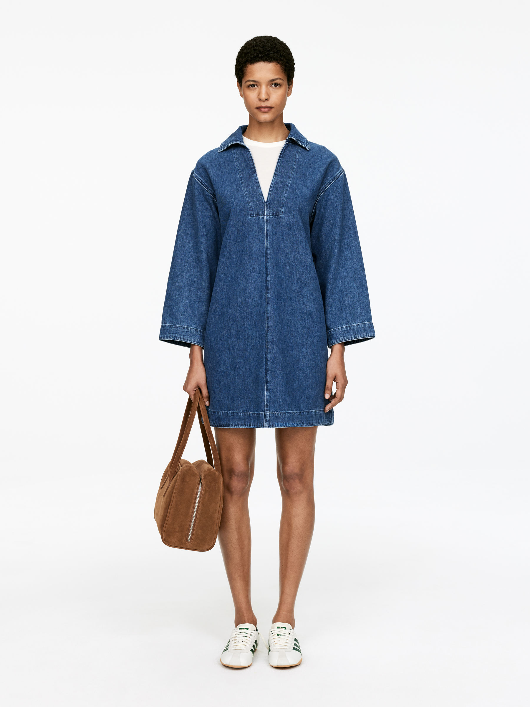 Denim Tunic &amp;ndash; Blue &amp;ndash; Women &amp;ndash; Arket Gb