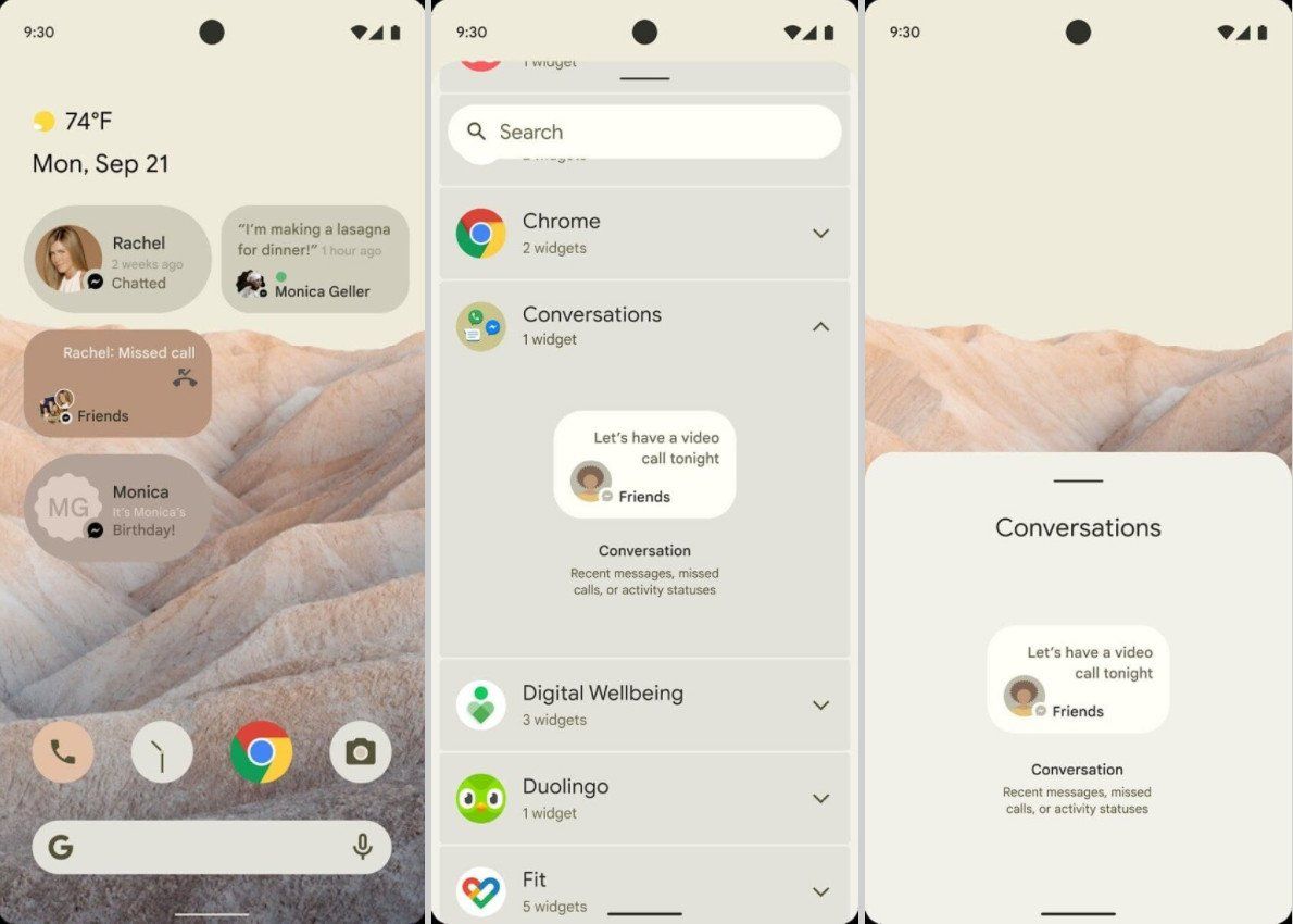 Android 12 includes a hidden gaming toolbar, App Pairs, and 'People ...