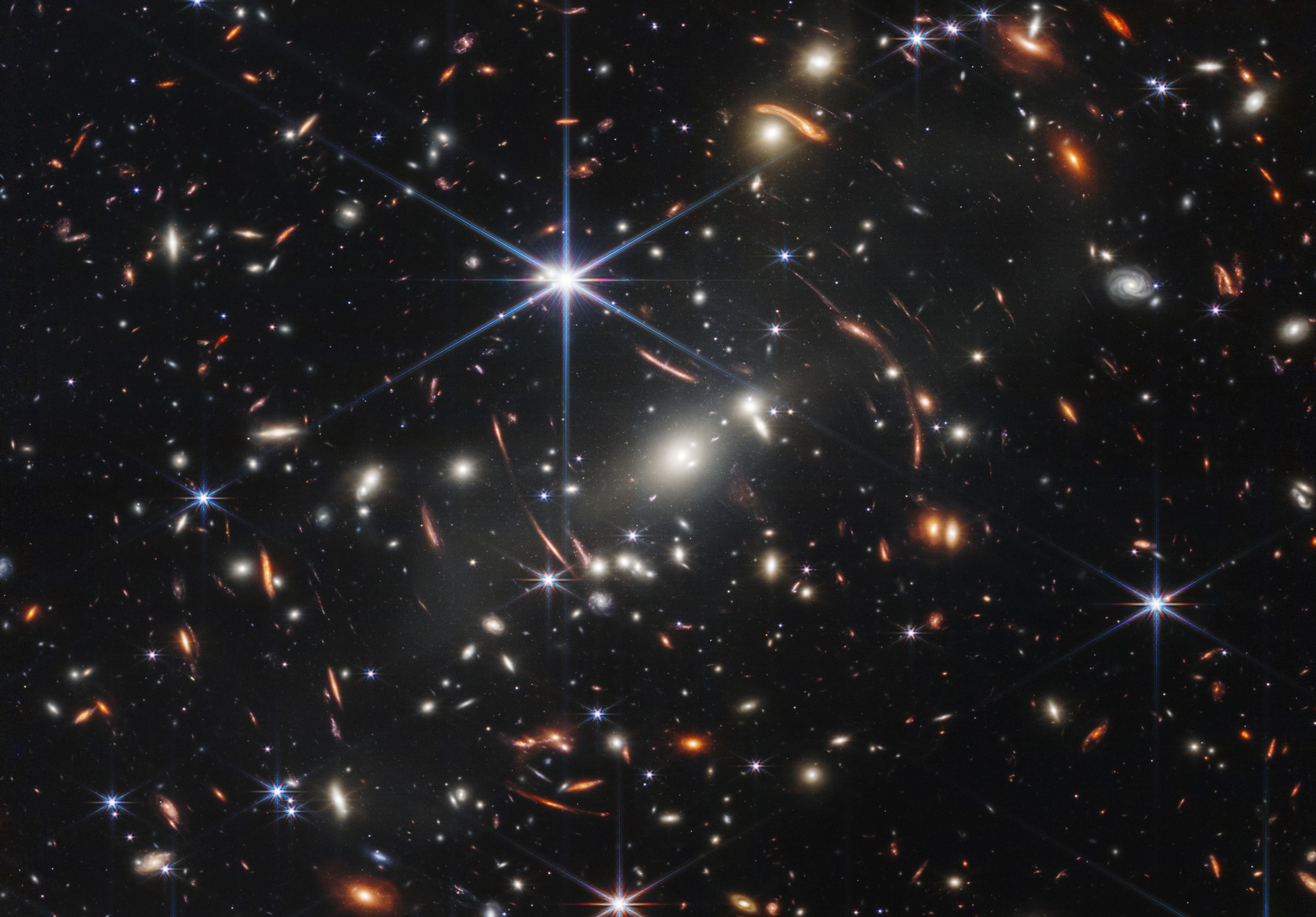 Webb’s First Deep Field is galaxy cluster SMACS 0723, and it is teeming with thousands of galaxies – including the faintest objects ever observed in the infrared.