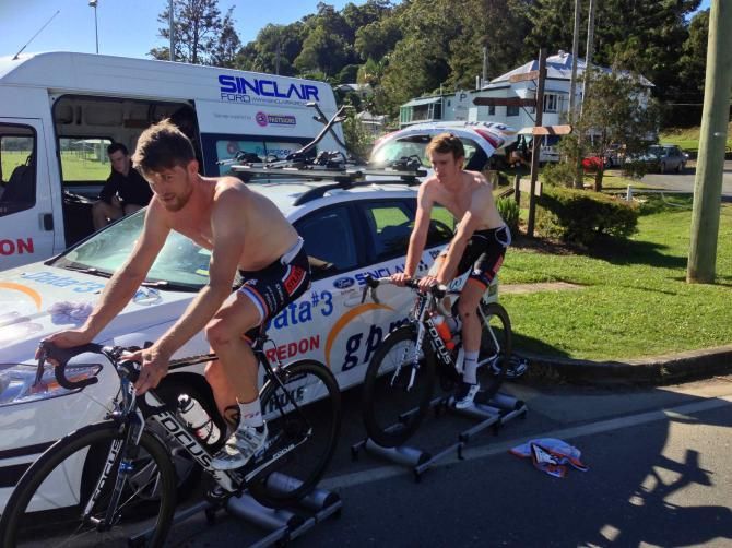 Andrew Crawley (GPM-Data#3) warms up in the morning sun