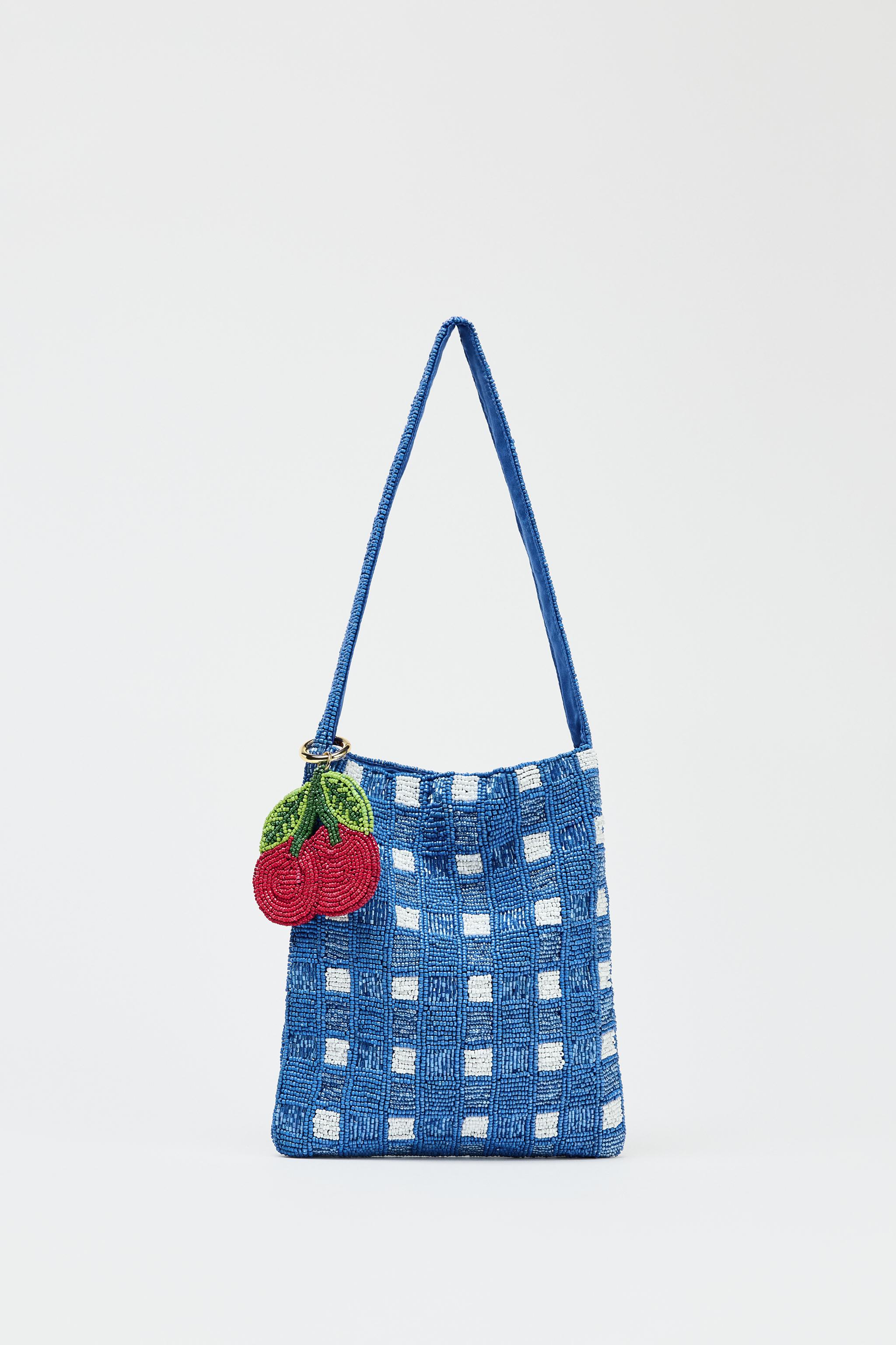 Fantasy Beaded Mini Bucket Bag