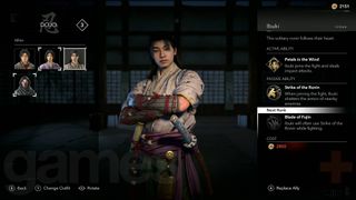 Assassin's Creed Shadows Allies Ibuki abilities in Dojo