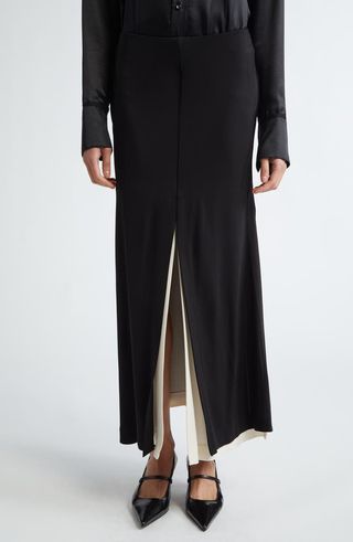 Incise Multislit Skirt