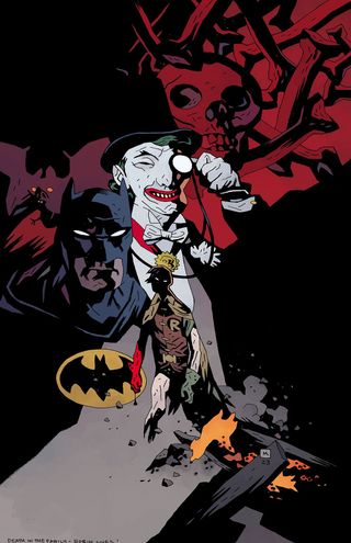 From the Vault: Death in the Family: Robin Lives! #1 cover art by Mike Mignola