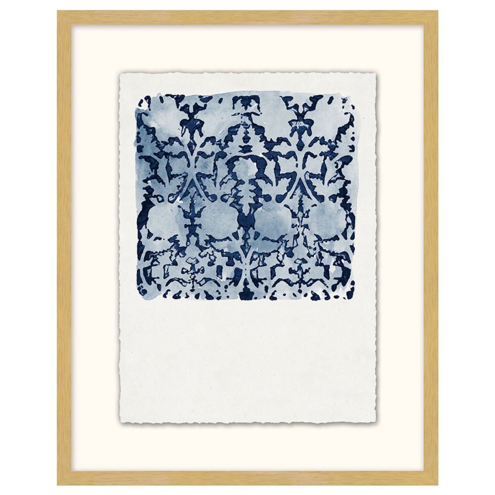 Textile Stamp Framed Prints