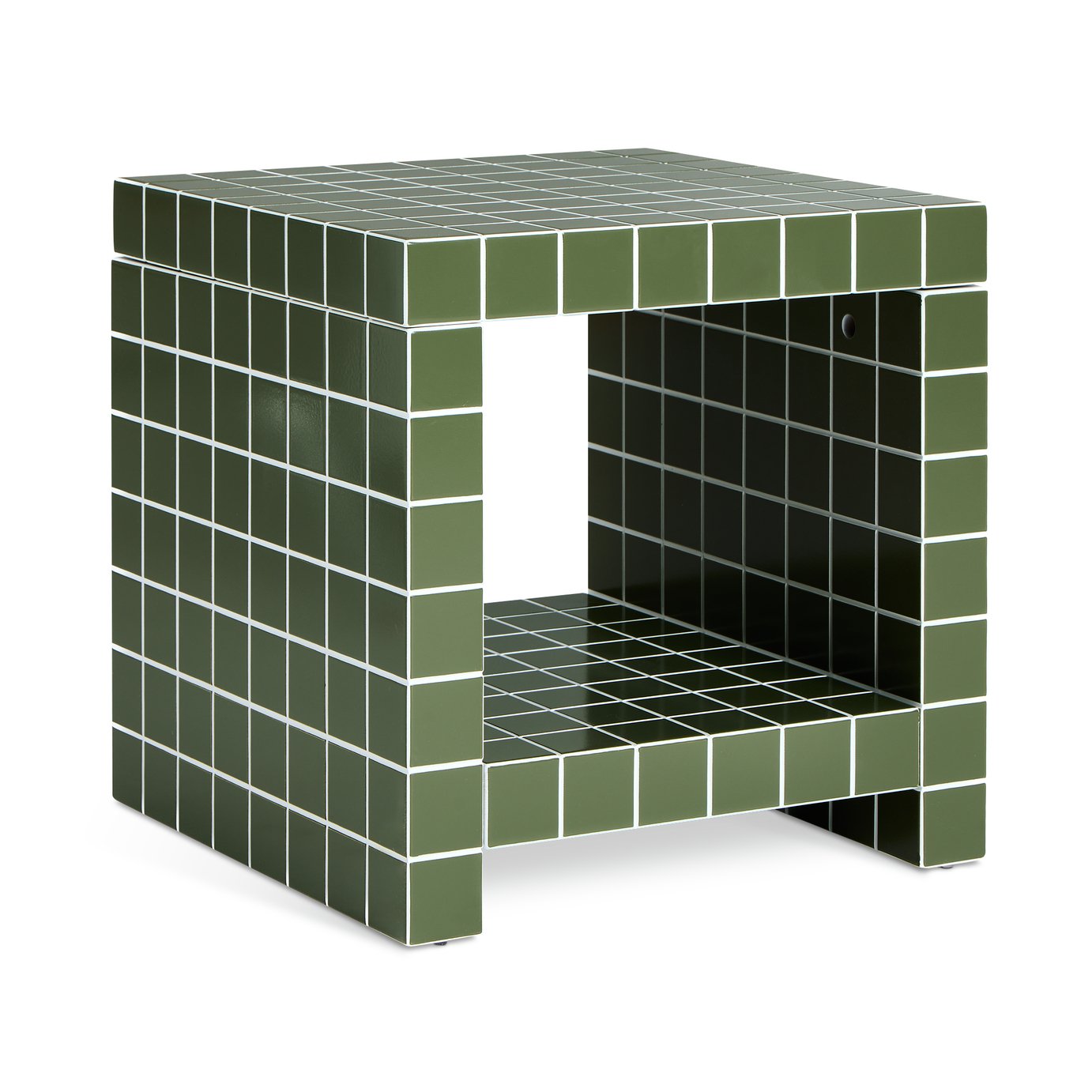 Habitat Geo Bedside Table - Green
